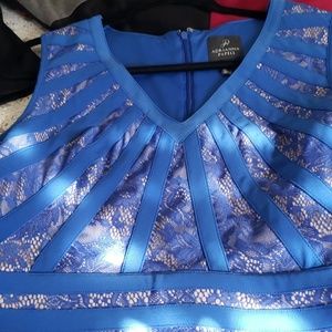 Adrianna Papell Blue Dress